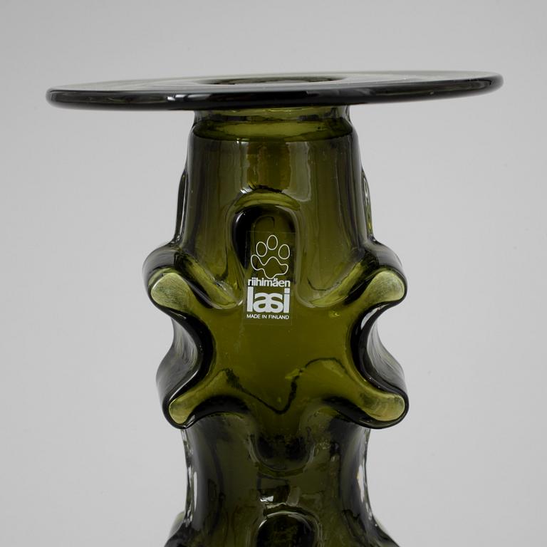 LJUSSTAKAR, 4 st, glas, Erkkitapio Siiroinen, Riihimäen Lasi, 1900-talets slut.