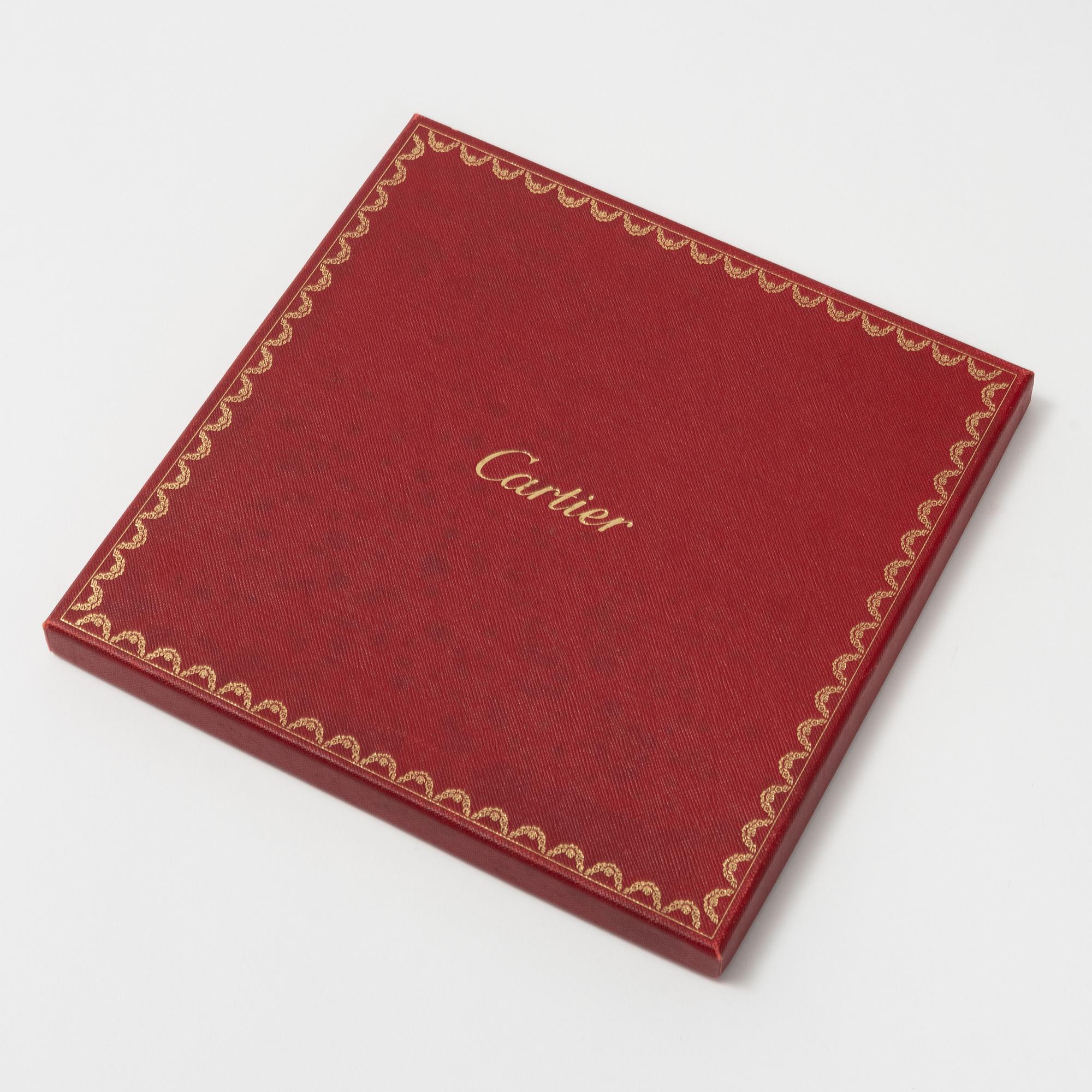 Cartier, a silk scarf.