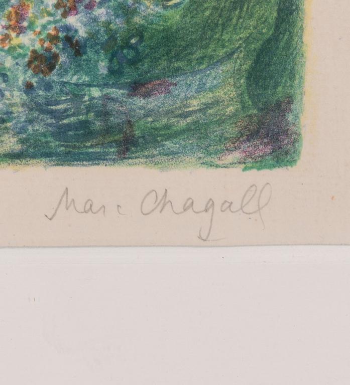 MARC CHAGALL, PL. 9, "ABDULLAH DISCOVERED BEFORE HIM...".