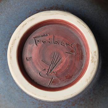 Berndt Friberg, vase, stoneware, Gustavsberg Studio 1965.