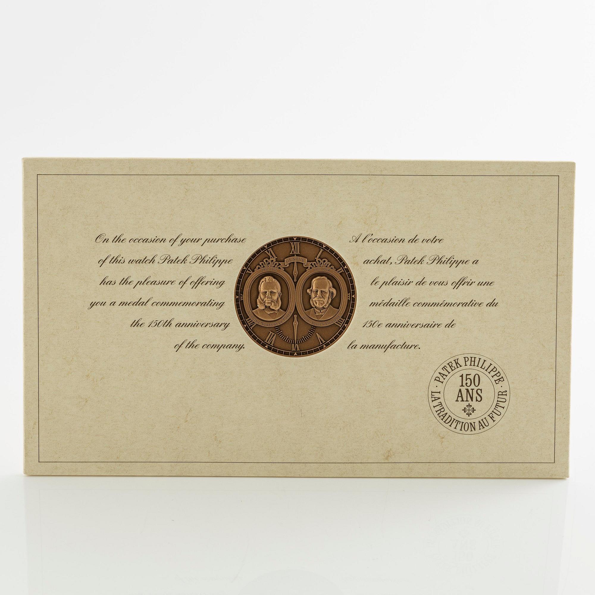 Patek Philippe, "Sealed, New Old Stock", "150th Anniversary", ca 1989.