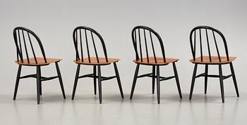 STOLAR, 4 st, "Fanett", Ilmari Tapiovaara, Edsbyverken, 1950-tal.