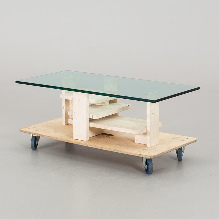 A Willy Ballez coffee table, late 20th century,