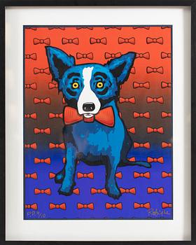 George Rodrigue, "Blue Dog Does the Red Tie", 2020.