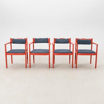 Armchairs, 4 pcs, second half of the 20th century, Boman Oy Finland.