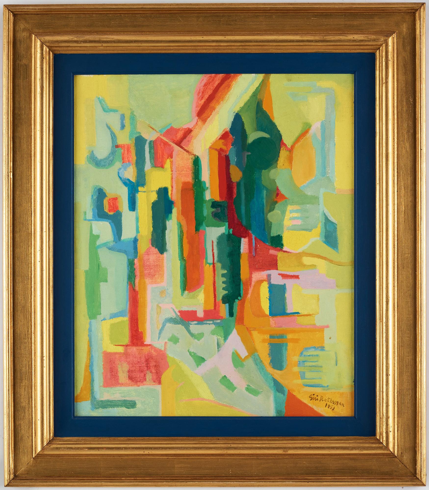 Siri Rathsman, "Alpskog i sol".