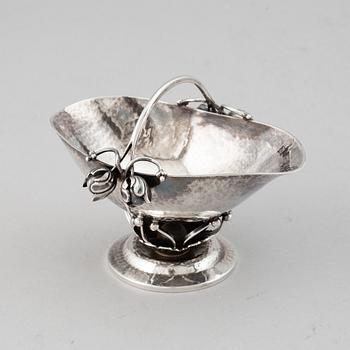 JOHAN ROHDE, a model 235A sterling silver salt cellar, Georg Jensen, Denmark.