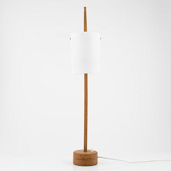 Uno & Östen Kristiansson, an oak and acrylic table light, Luxus, Vittsjö.