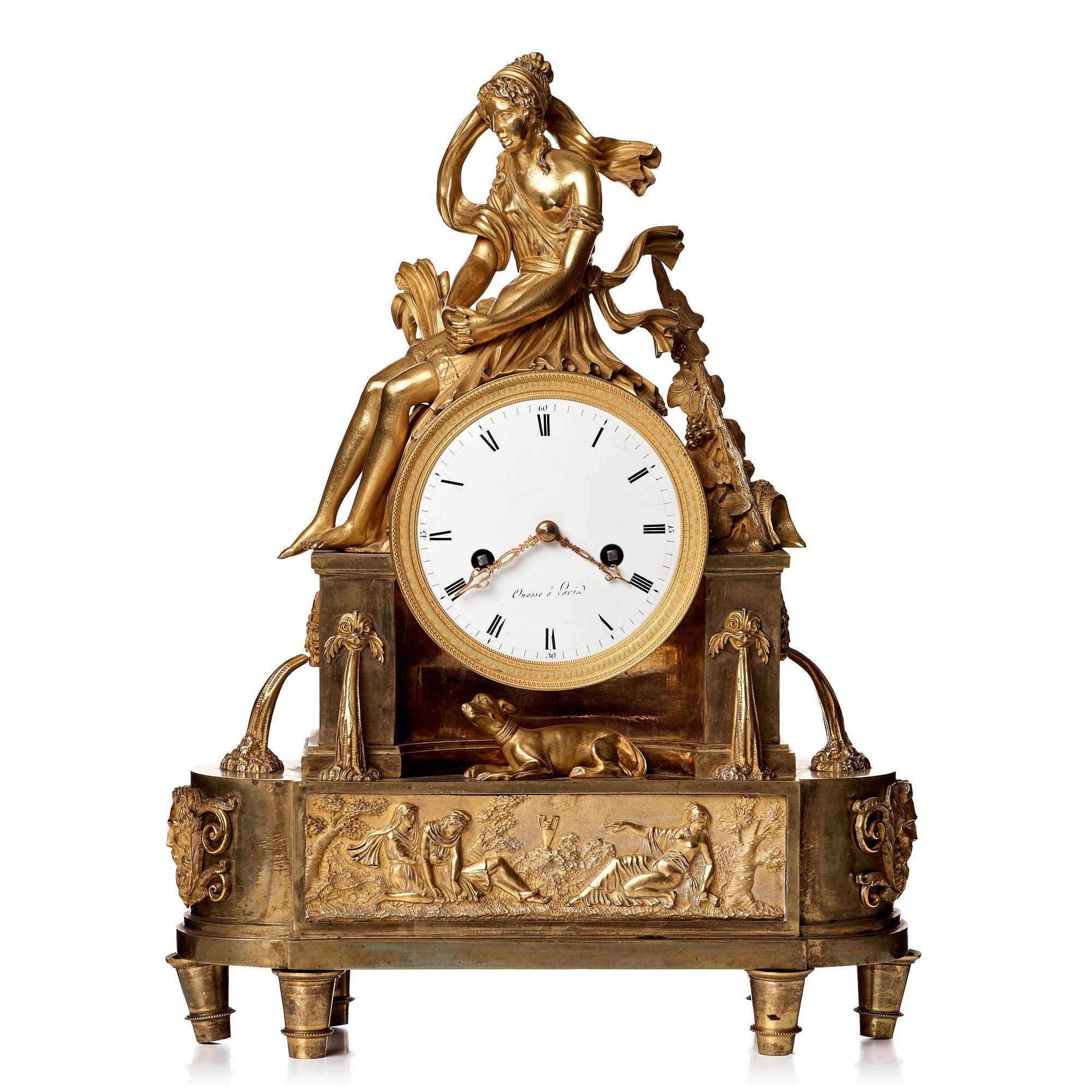 BORDSPENDYL, Frankrike, 1800-talets början, Empire.