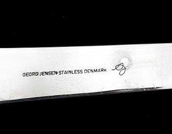 BESTICKSERVIS, 50 delar, "AJ-bestick" rostfritt stål, Georg Jensen, Danmark 1900/2000-tal.