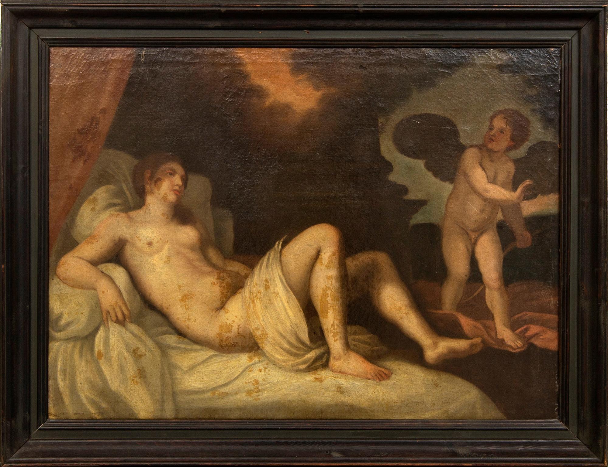 Tizian, copy after 18th century oil on canvas.