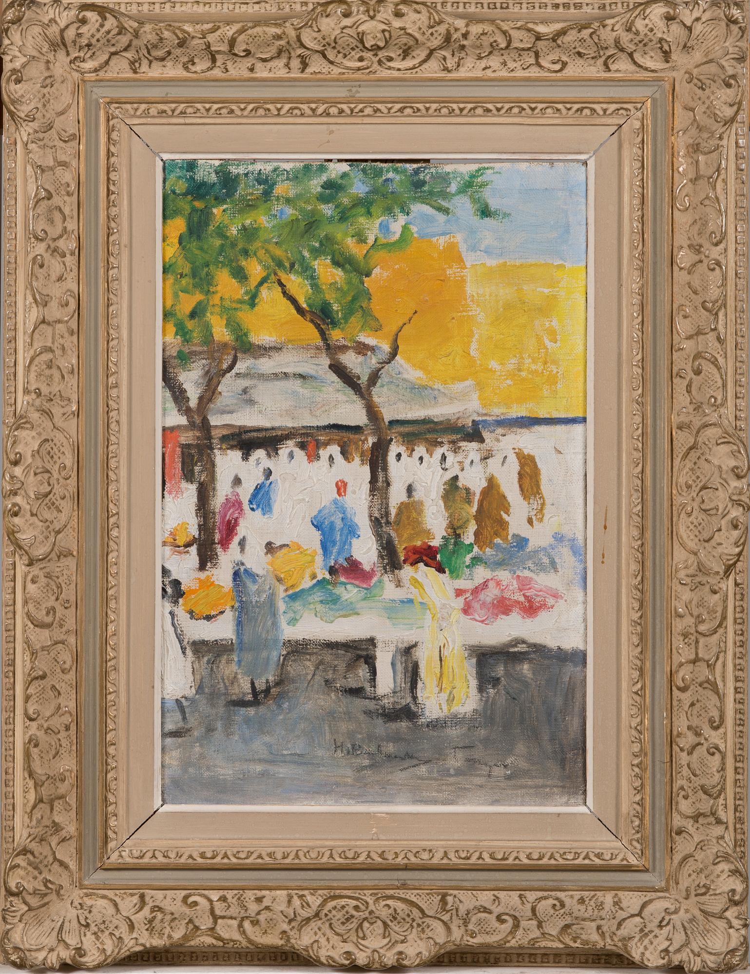 HUGO BACKMANSSON, oil on board, signed.