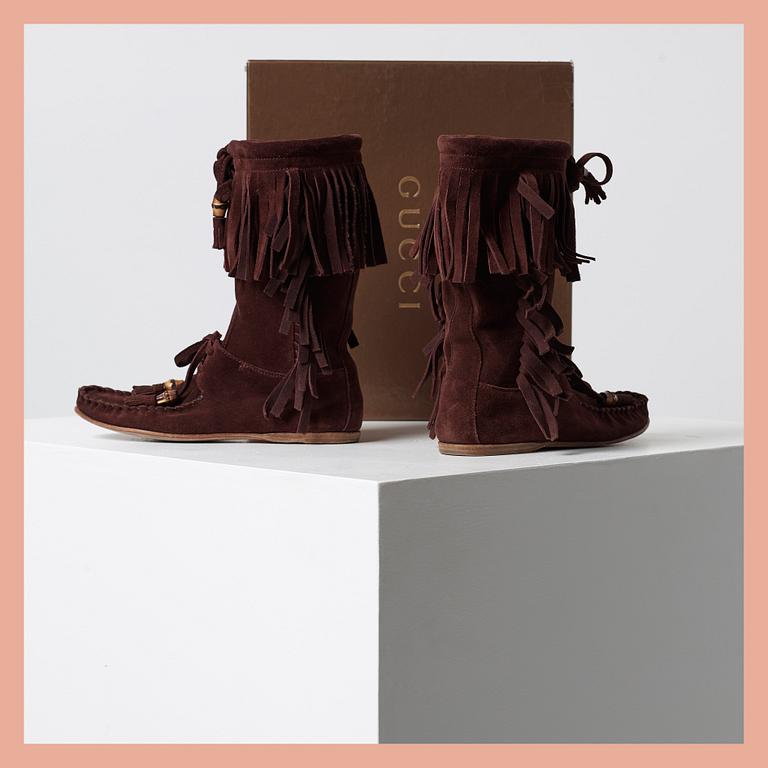 STÖVLETTER, Gucci, storlek 35.