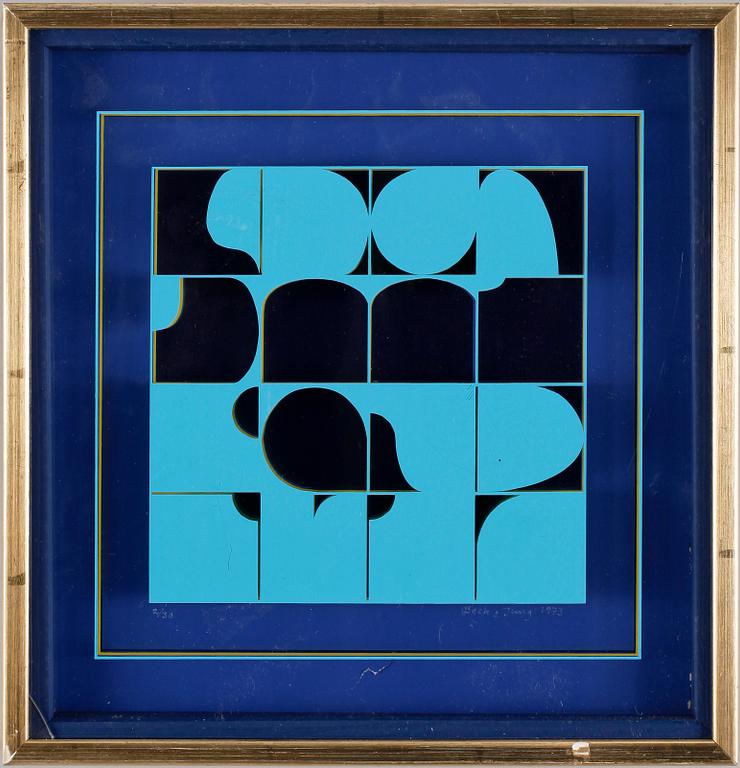 BECK & JUNG. Multipel. Sign o dat 1973. Numr 2/30.