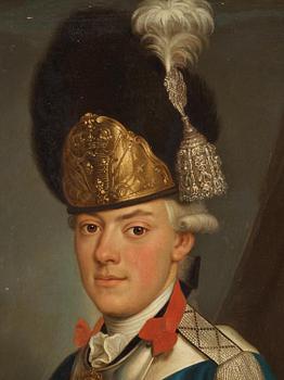 "Charles Emile Lewenhaupt" (1750-1811) i Royal Bavière regementets uniform.