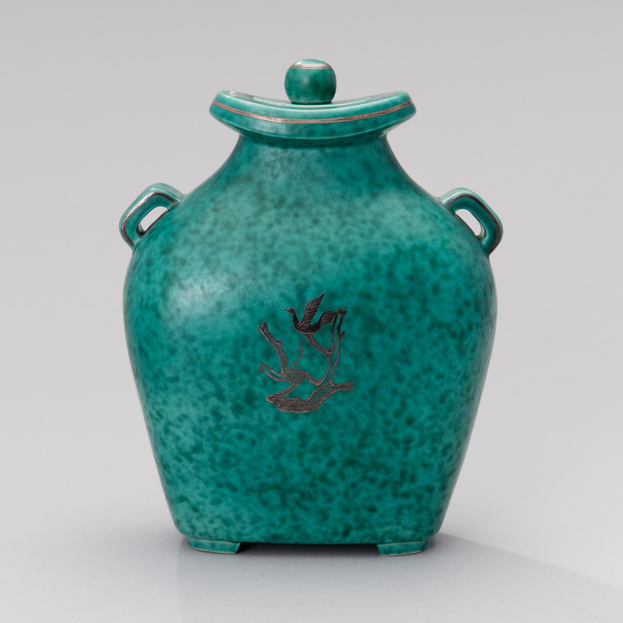 WILHELM KÅGE, urna, stengods, Argenta A22, Gustavsberg.