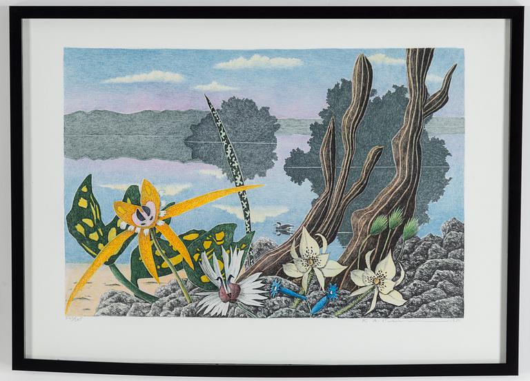 KARL AXEL PEHRSON, a colour lithograph, signed and numbered 340/385.