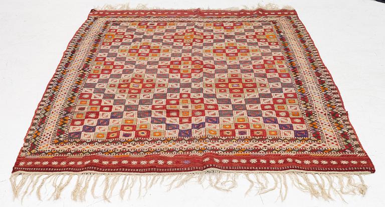 A flat weave textile, Anatolia, c. 222 x 165 cm.