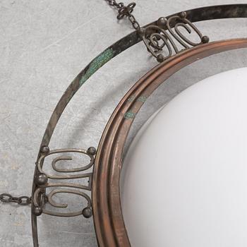 Hanging lamp, probably 1920's.