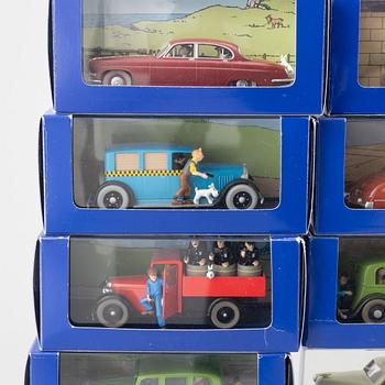 Model cars, 40 pcs, Tintin, Hergé-Moulinsart.