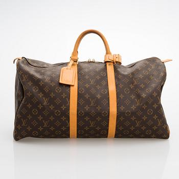 Louis Vuitton, A Monogram canvas 'Keepall 55' Bag.