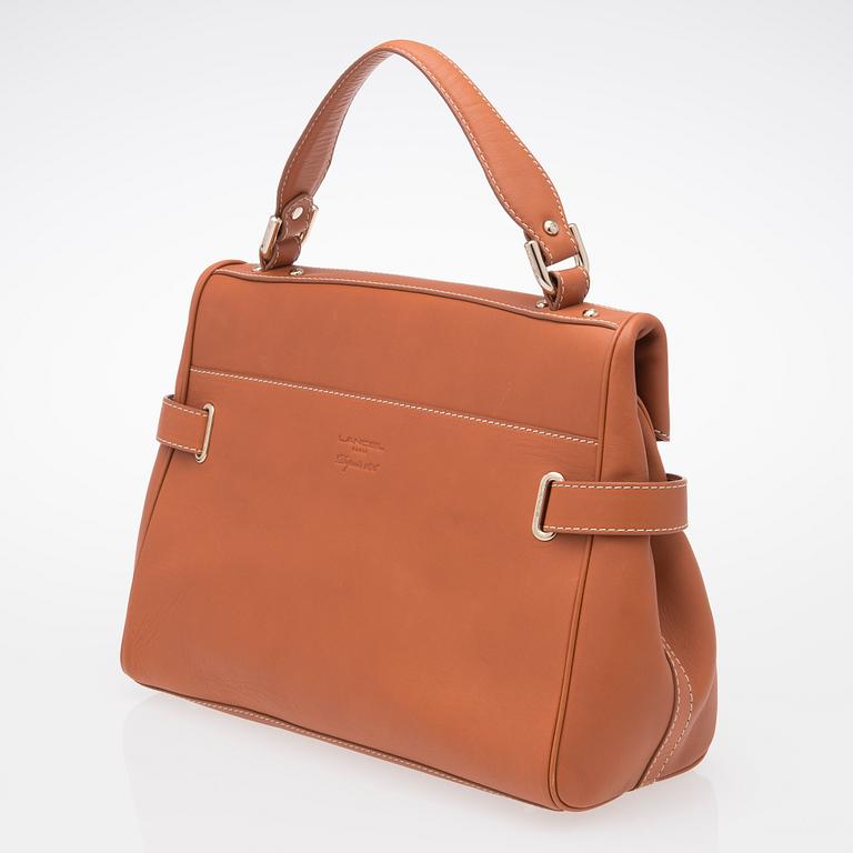 Lancel Brown Leather L'Angele Shopper.