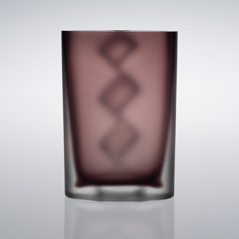 TAPIO WIRKKALA, VAS, glas, signerad Tapio Wirkkala 3306.