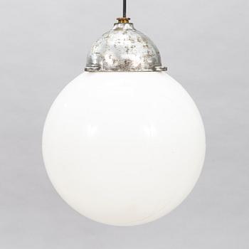 A pair of mid-20th century ceiling lamp model 2521 for Idman, Finland.