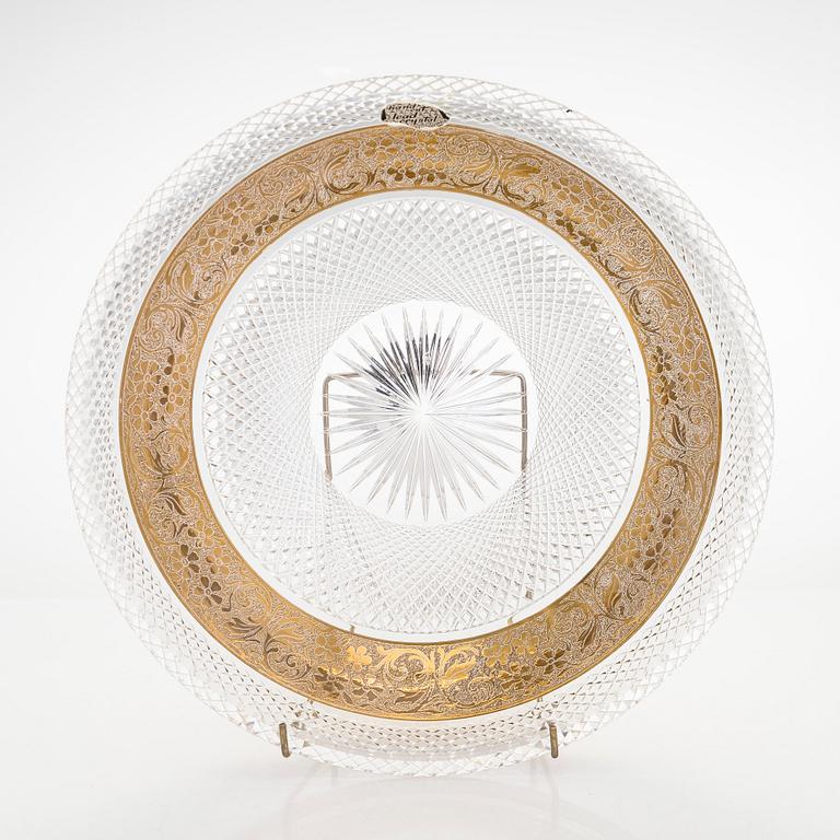 A Crystal Bowl by Moser, Karlsbad, mid-20th century.