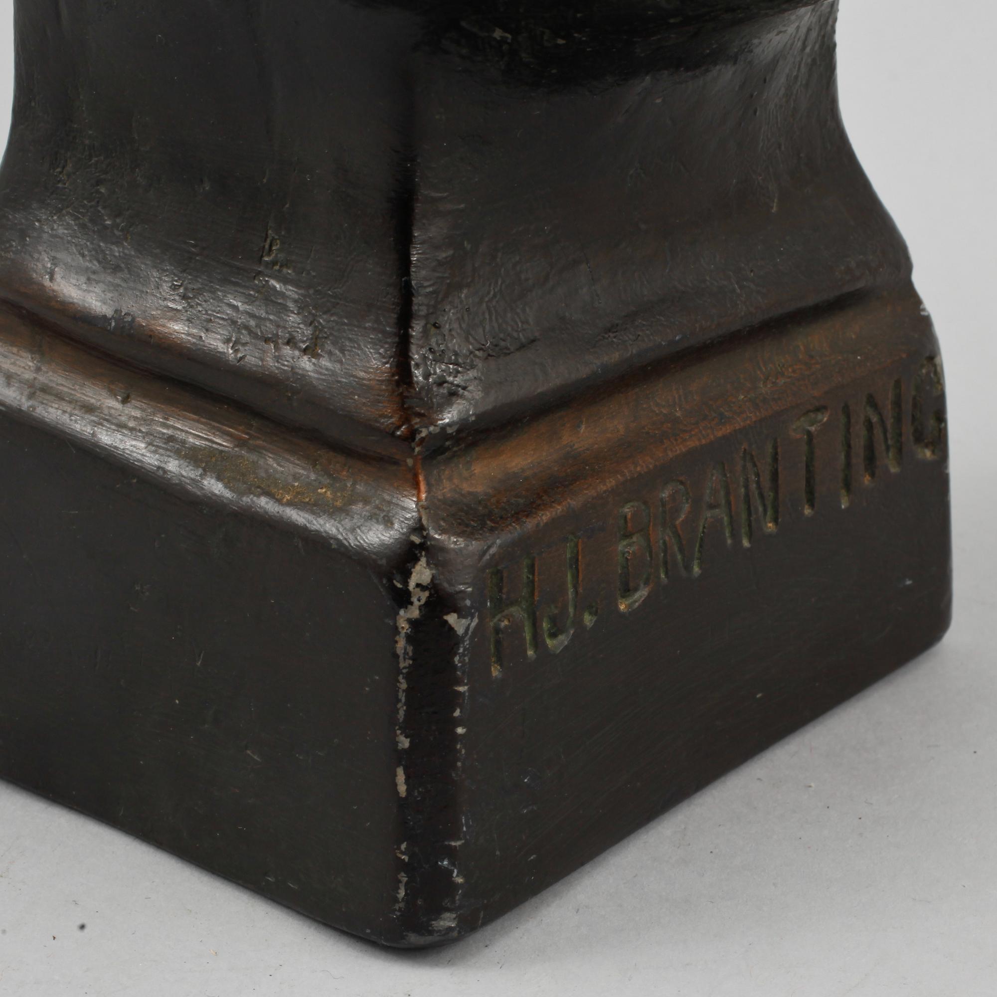 SKULPTUR, bemålad gips, 1900-talets andra hälft.