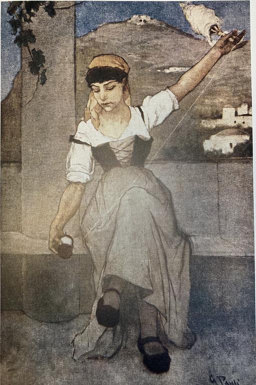 Georg Pauli, Flicka på Capri.
