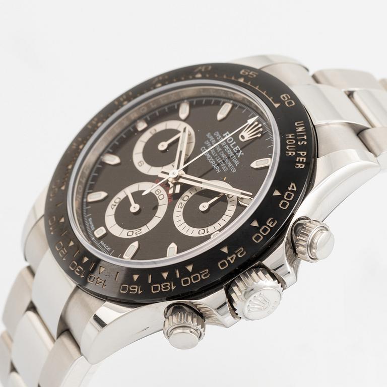 Rolex, Cosmograph, Daytona, chronograph, wristwatch, 40 mm.