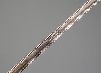 SKEDAR, 19 st, silver, samtliga stämplade omkring 1800-talets mitt. Vikt 811 gram.