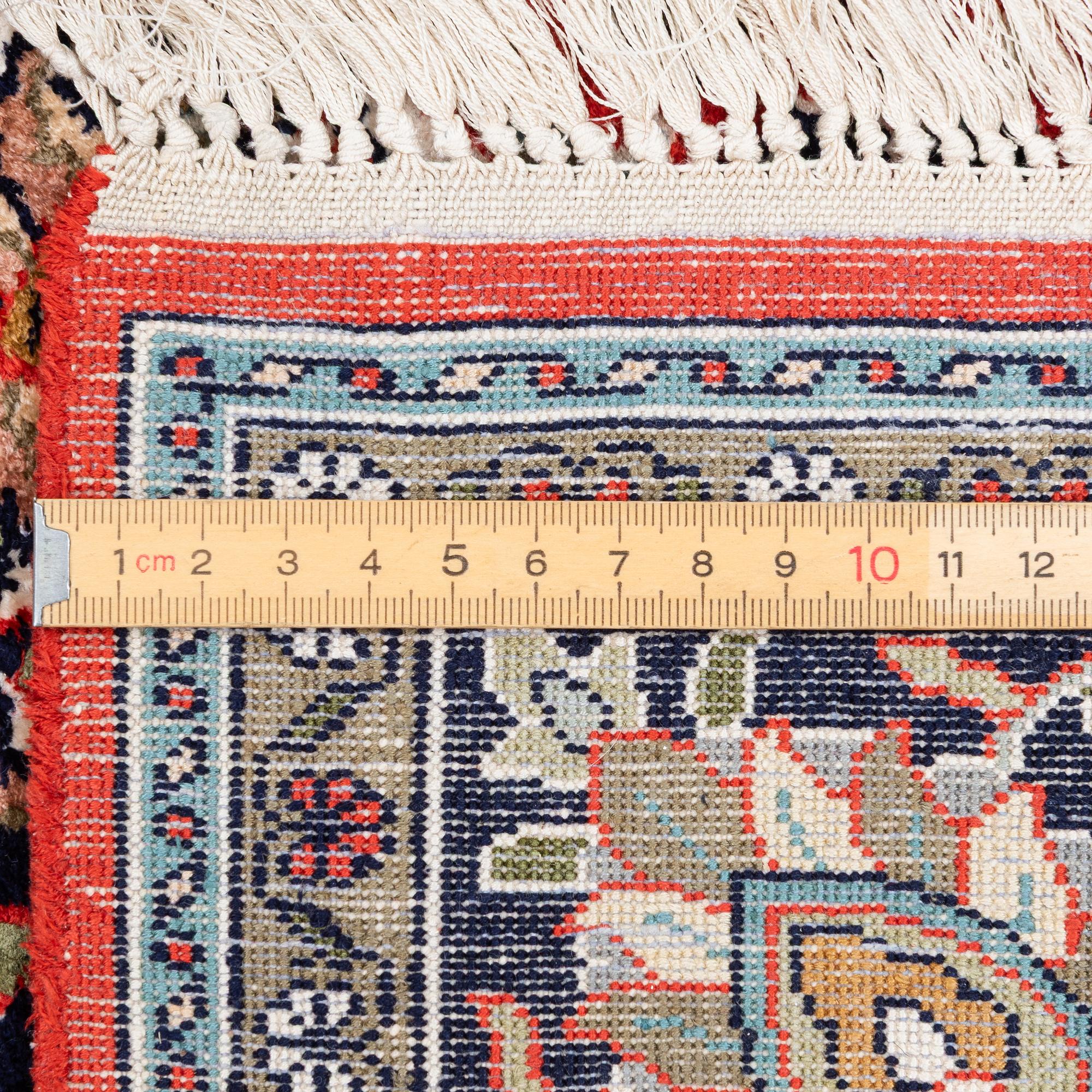 Carpet, silk Ghom,  179 x 122 cm.