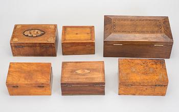 RAKASKAR, 6 st, 1800-talets första hälft.