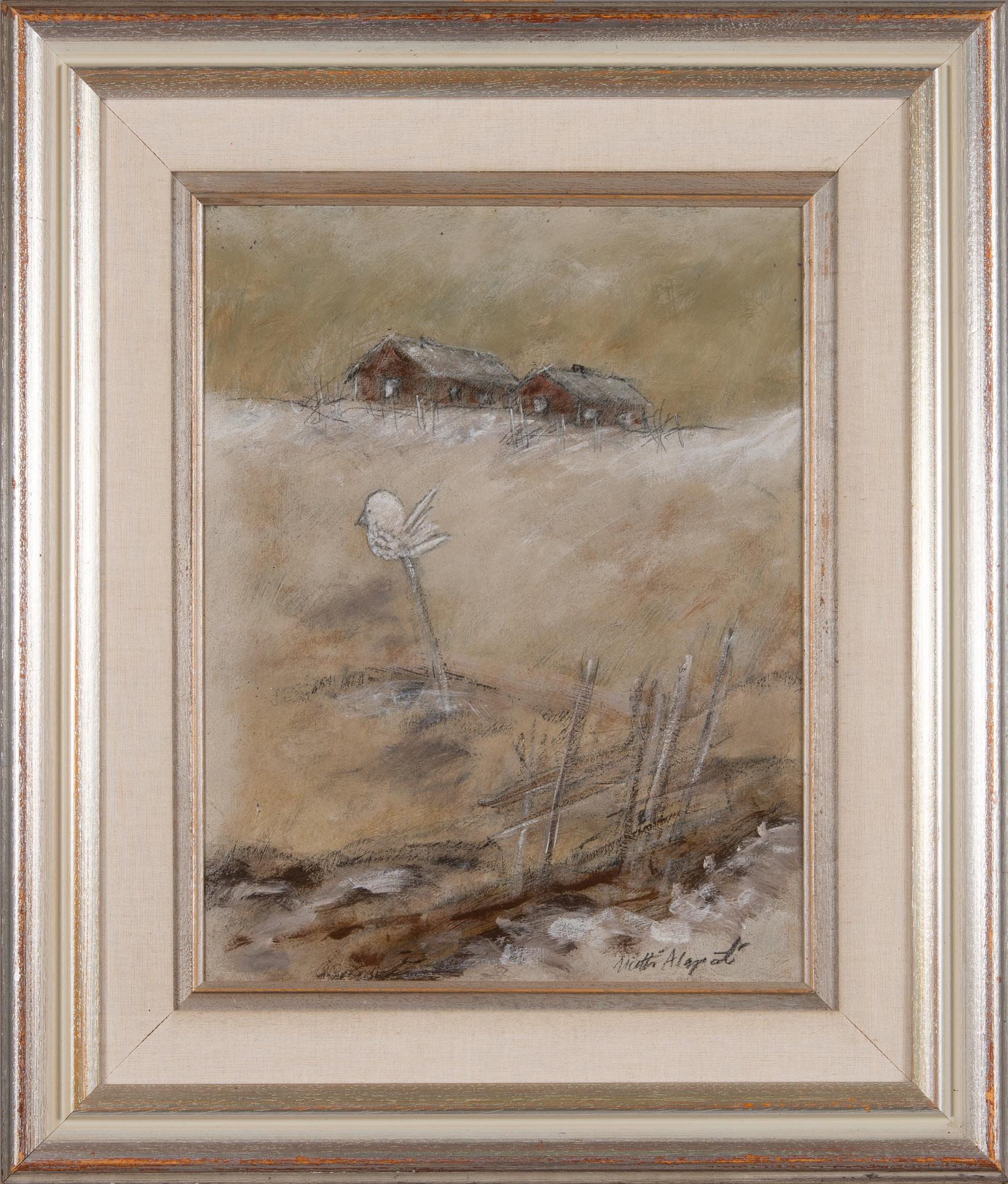 Matti Alapoti, oil on board, signed.