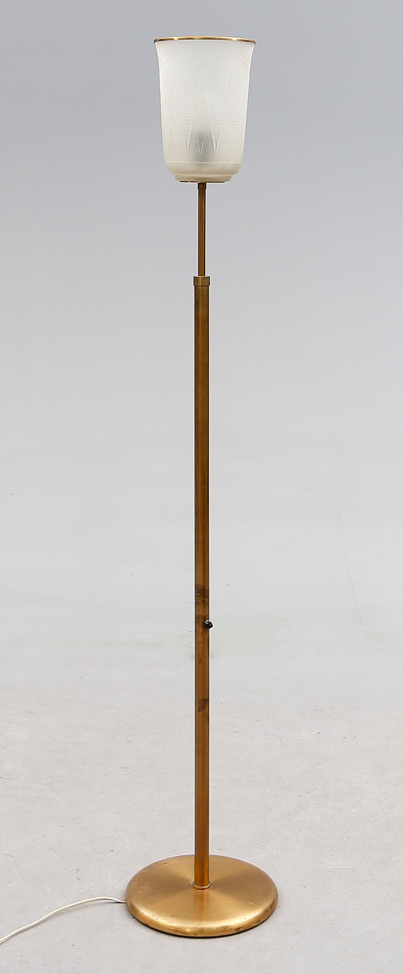 GOLVLAMPA, troligen Glössner, 1900-talets första hälft.