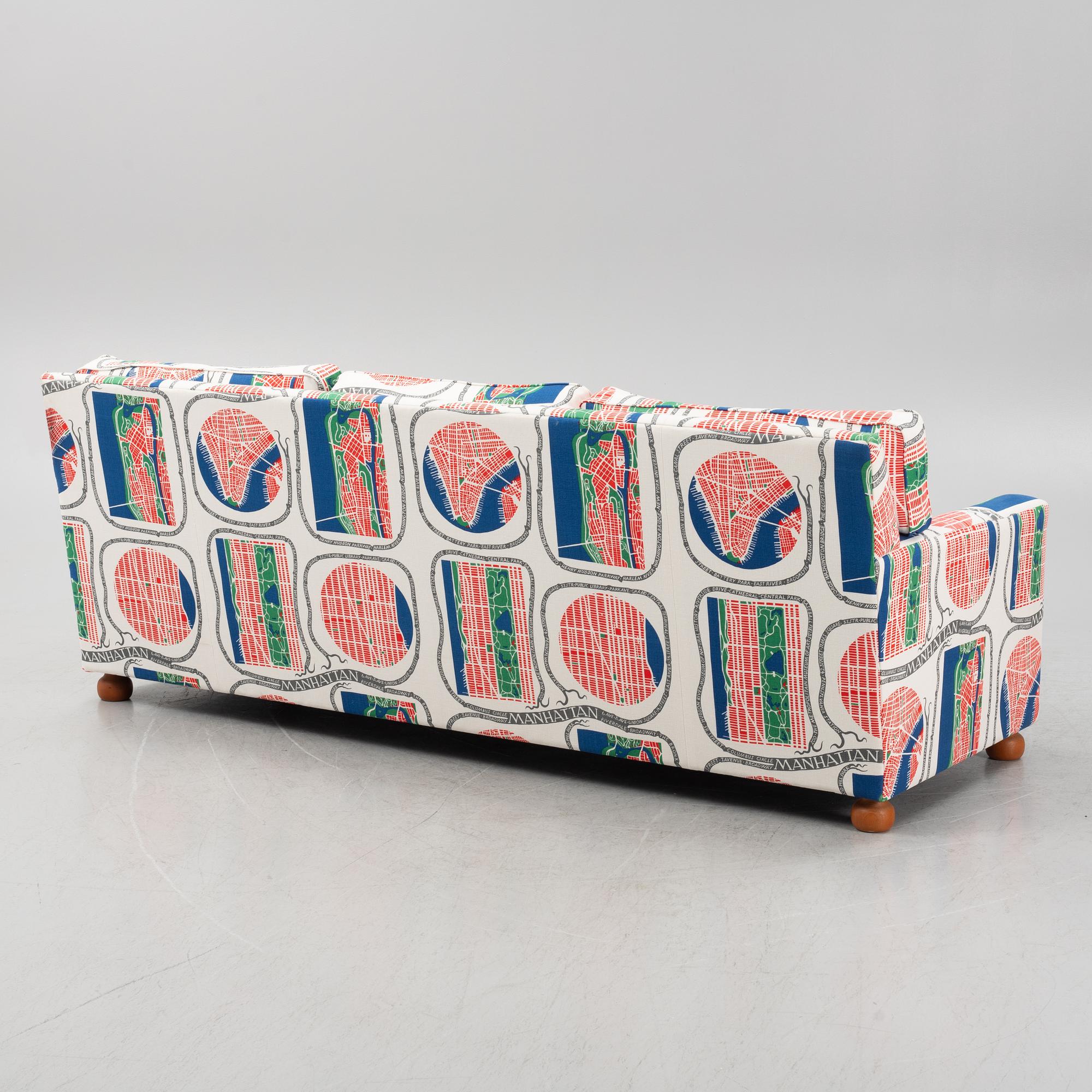 Josef Frank, soffa, modell 3031, Firma Svenskt Tenn.