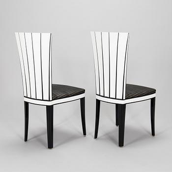 Eliel Saarinen, two 'Saarinen House Cranbrook' chairs, Adelta.