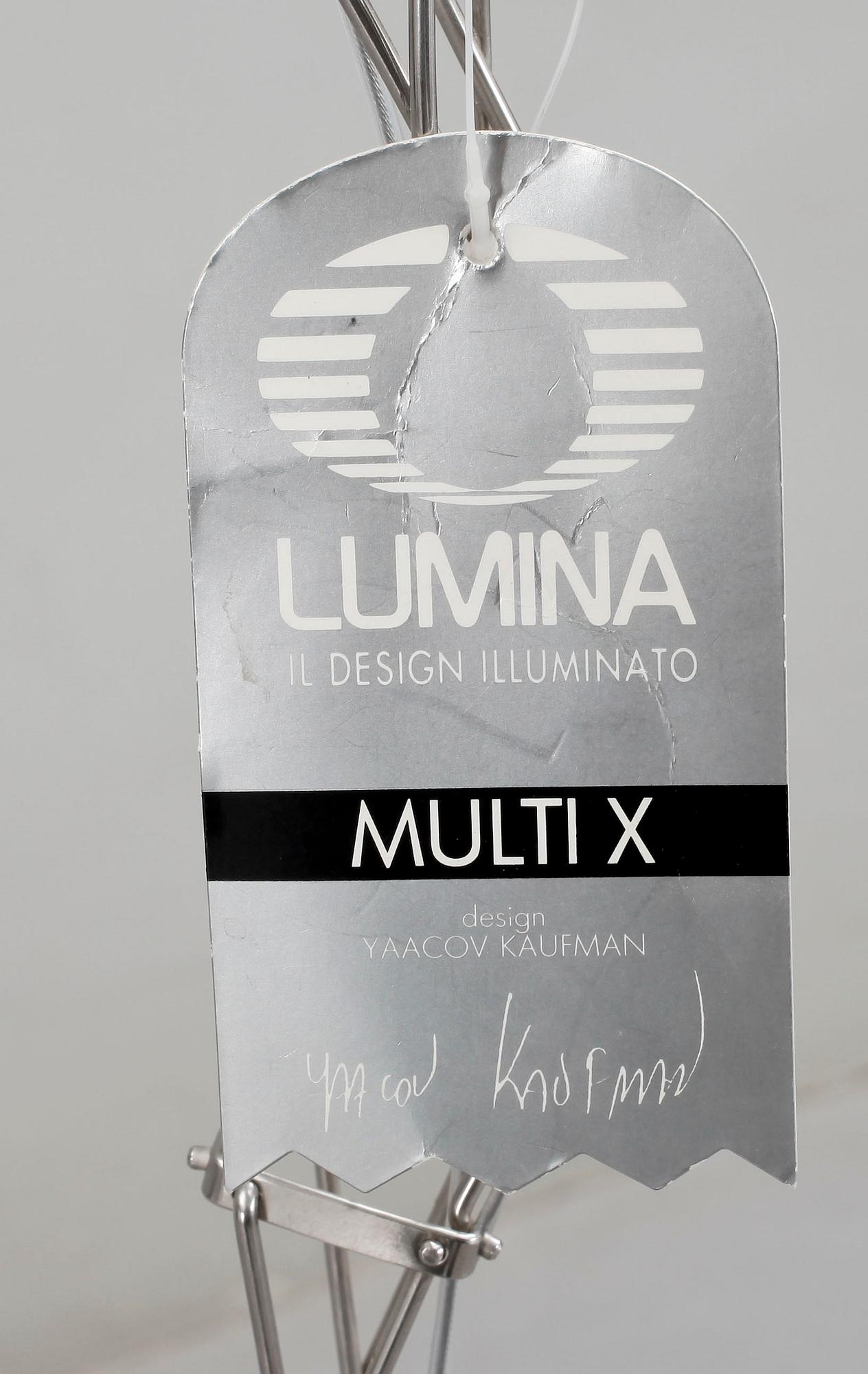 GOLVLAMPA, "Multi X", Yaccov Kaufman, Lumina.