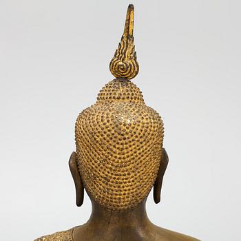 Budda, brons, Thailand, 1900-tal.