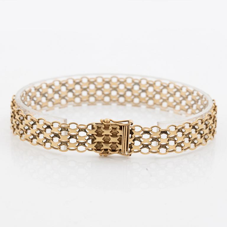 Bracelet, x-link, 18K gold.