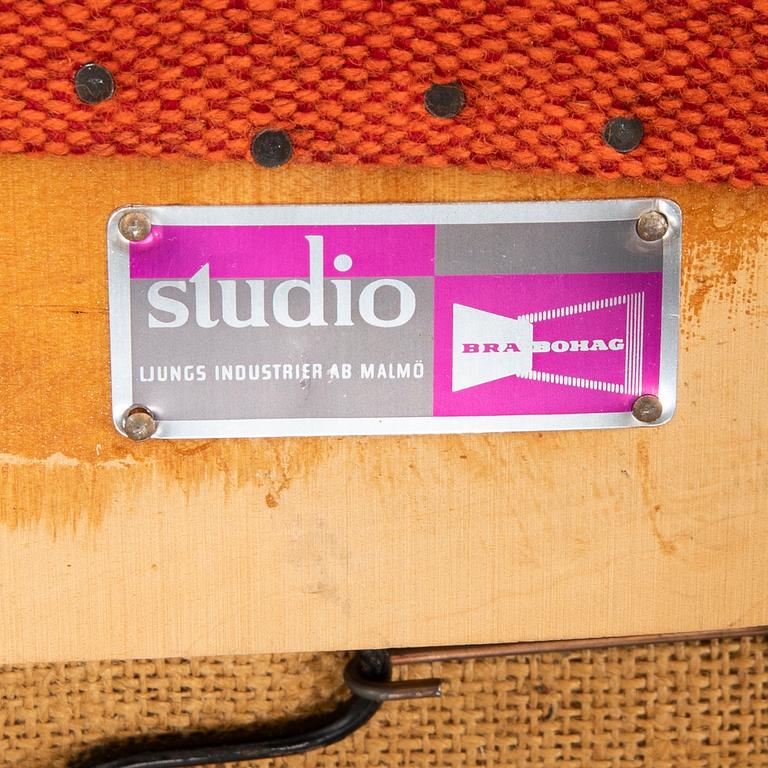 Alf Svensson, Fåtölj "Teve", Ljungs Industrier, Studio Bra Bohag, 1950-tal.