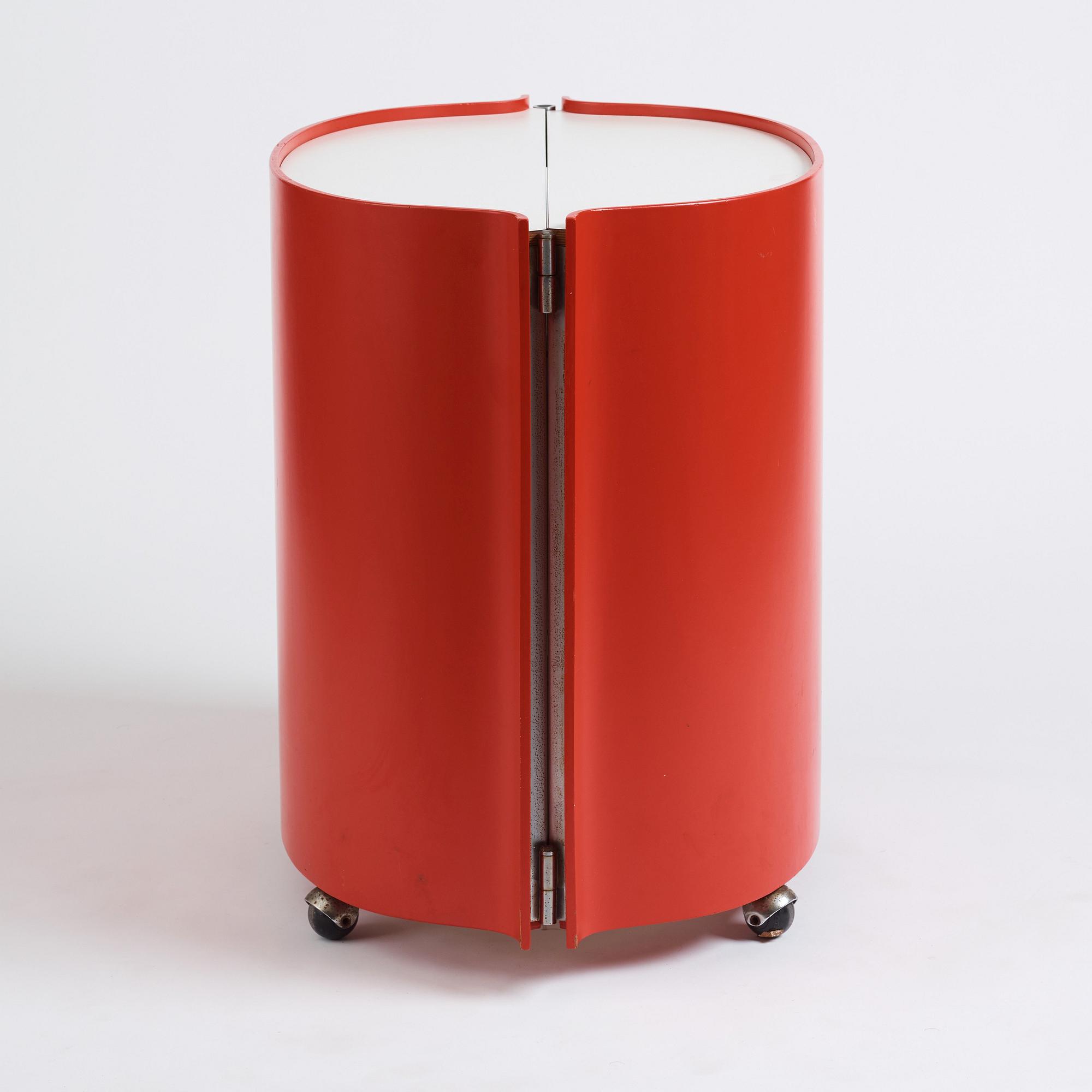Eugenio Gerli, a bar trolley, "Jamaica", Tecno, Italy, 1960-70s.