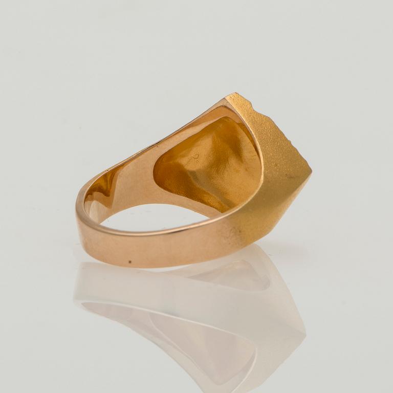 RING, Björn Weckström, Lapponia 2001. 14K guld.