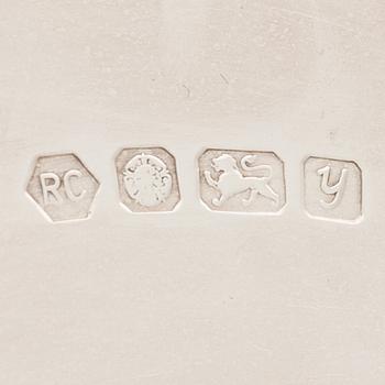 An English silver salver, mark of Carr's of Sheffield Ltd, Sheffield, 1998.