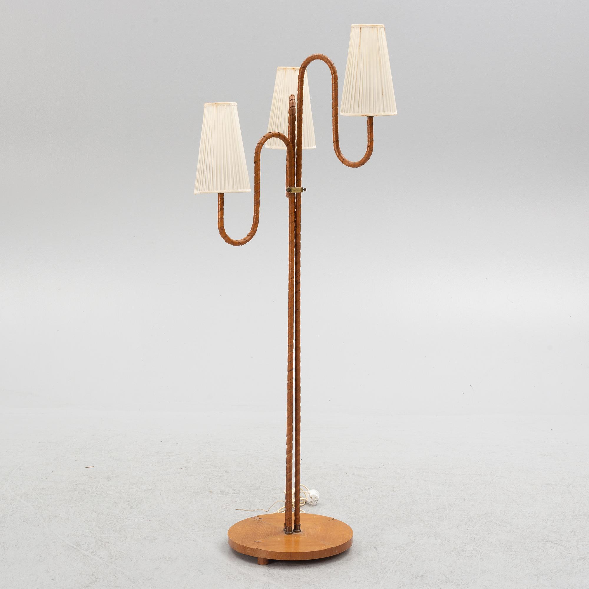 A Swedish Modern floor lamp, 1940's.