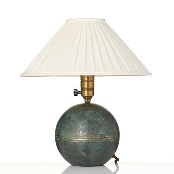 Erik Tidstrand, a table lamp model "28521", Nordiska Kompaniet, 1930s.