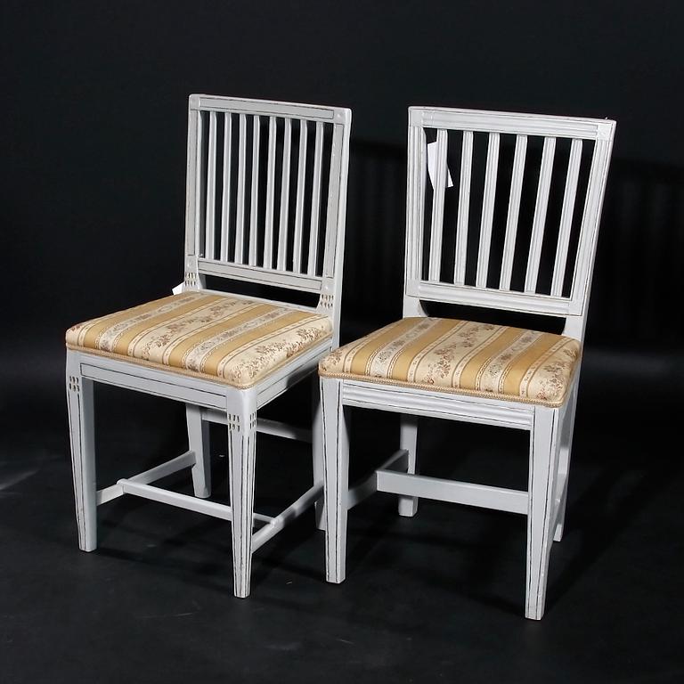 STOLAR, ett par, gustaviansk provins, 1800-talets första del.