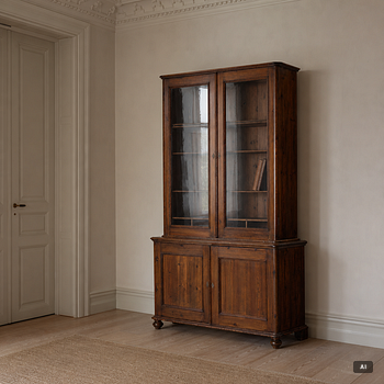 A bookcase, second half of the 19th century.